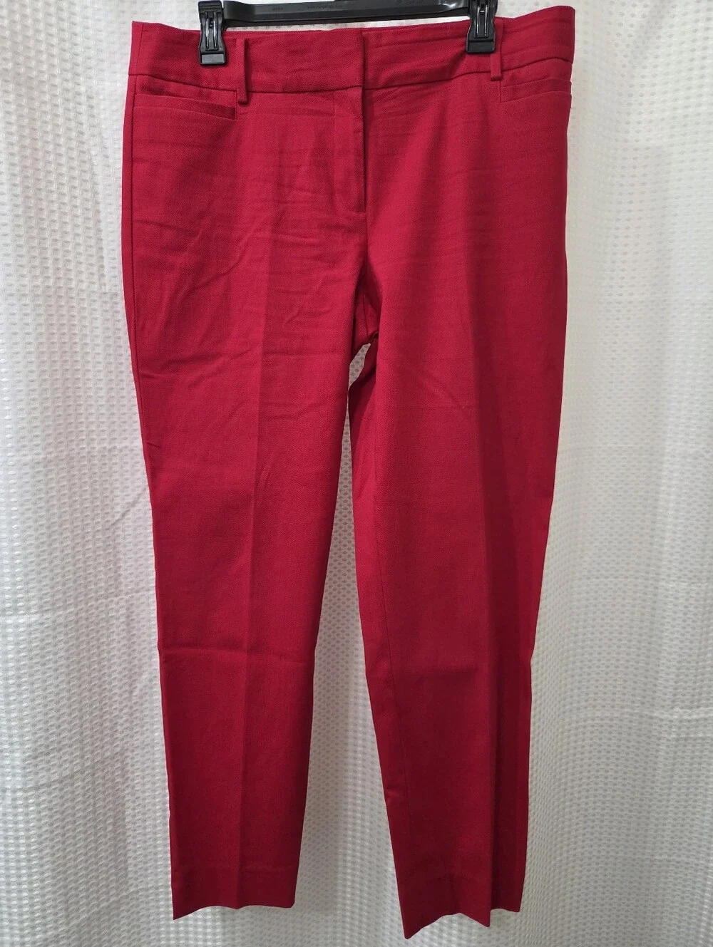 Talbots Hampshire Ankle Pants Red 10 Preppy Classic Business Casual Coastal
